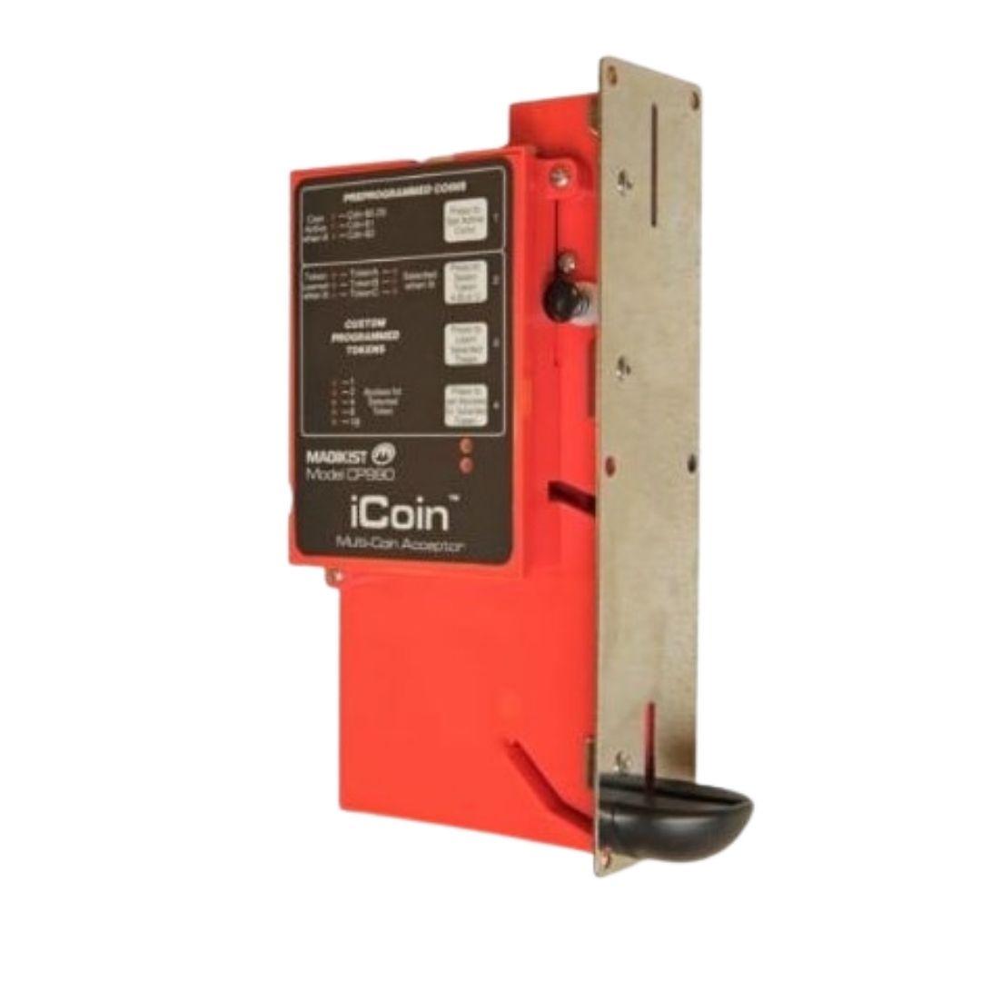 magikist cp990 icoin electronic long drop multi coin acceptor canadian coins, 24 vac