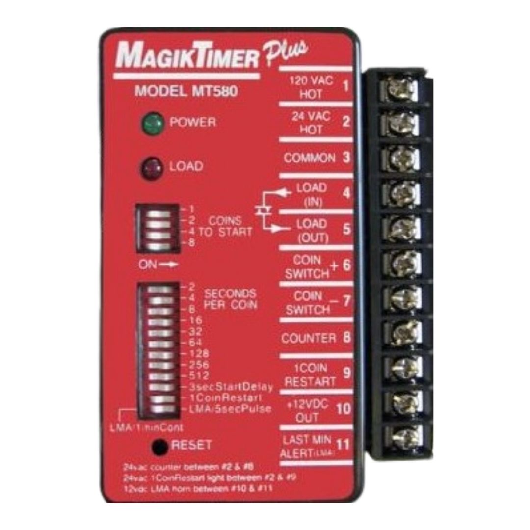magikist mt580 timer plus 120vac or 24vac electronic timer
