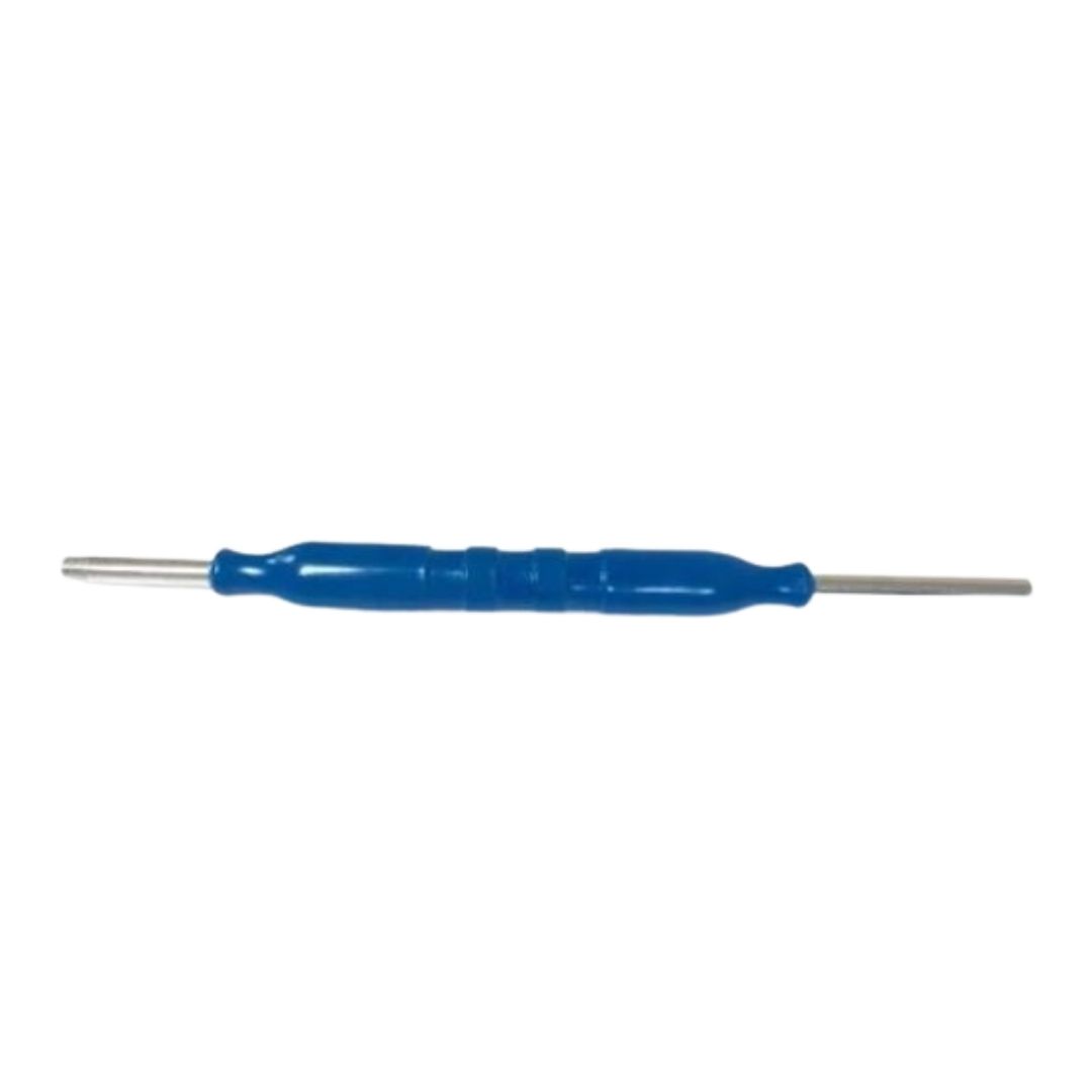 mf blue 18 inch rubber flex wand 1/4" x 1/8" galvanized steel, 2500 psi